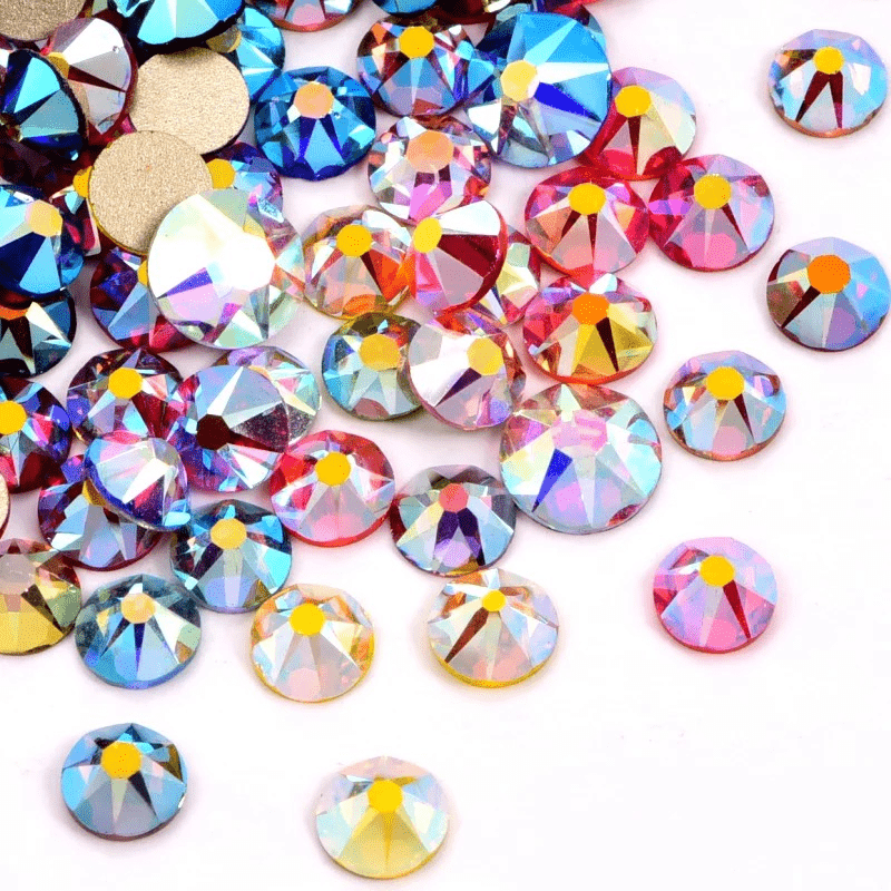 Crystal AB Rhinestones Hotfix Flatback - 20Ss (5Mm) - Choose Your Quantity  (72) 