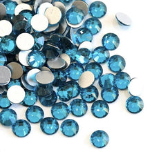 Load image into Gallery viewer, Indicolite / Peacock Blue Rhinestones - Flawless Crystals