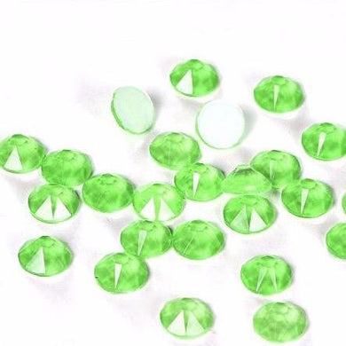 Neon Green Rhinestones - Flawless Crystals