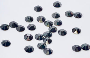 Jet Hematite Rhinestones - Flawless Crystals