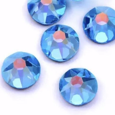 Aquamarine AB Rhinestones - Flawless Crystals