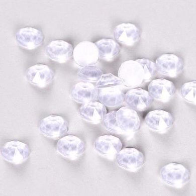 Neon White Rhinestones - Flawless Crystals