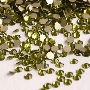 Olivine Rhinestones - Flawless Crystals
