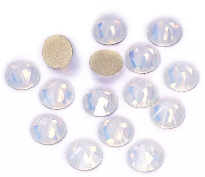 White Opal Rhinestones - Flawless Crystals