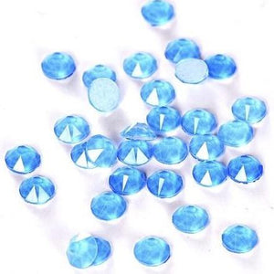 Neon Blue Rhinestones - Flawless Crystals