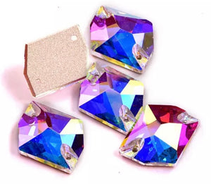 Cosmic Sew on Rhinestones 3265 (10 pcs) - Flawless Crystals