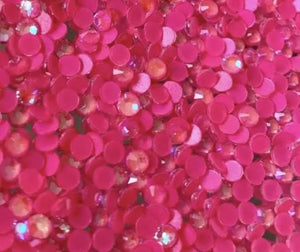 Neon Pink Rhinestones - Flawless Crystals