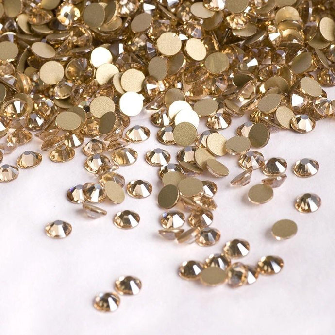 Golden Shadow Rhinestones - Flawless Crystals